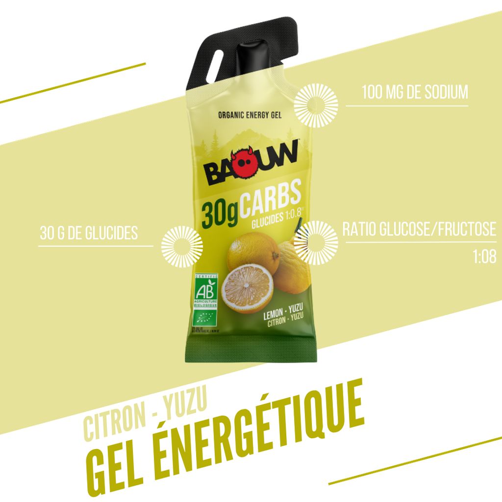 BAOUW - Gel Énergétiques Citron - Yuzu